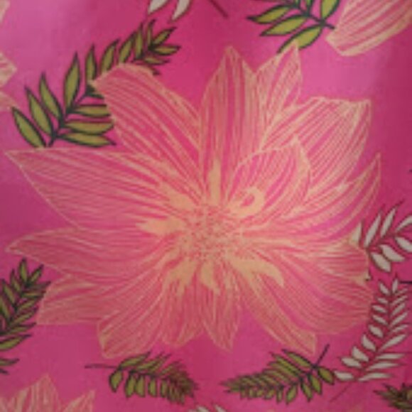 🤑$5 SALE🤑S🌺Tropical Exotic Pink Maxi Dress - Picture 11 of 11